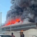 ببینید /  لحظه هشدار تخلیه محدوده شرکت کاله به علت احتمال انفجار مخزن آمونیاک