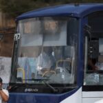 ببینید / یک اتوبوس، تظاهرکنندگان اسرائیلی را در اورشلیم زیر گرفت