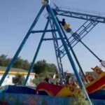 ببینید / حادثه در یک شهربازی در هند؛ ۱۴ کودک زخمی شدند