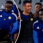 ببینید / کیک ویژه رونالدو برای قهرمان سنگالی