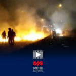 فیلمی از تخریب اموال عمومی توسط اغتشاشگران در بزرگراه امام علی(ع)