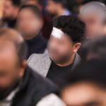 گردهمایی هزار نفری از مجروحان اغتشاشات اخیر در حرم مطهر امام رضا(ع)