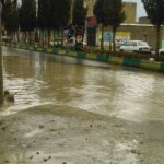 ببینید | آبگرفتگی خیابان‌های آبادان به دنبال بارش باران