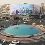 ببینید | ویدیوی خبرگزاری مهر از دیوارنگاره جدید میدان انقلاب؛ حمله به ناو آمریکایی