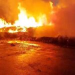 ببینید | آتش‌سوزی گسترده بازار و خانه‌های اندونزی