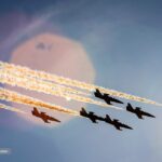 ببینید | حضور تیم آکروجت نیروی هوایی خلق چین  در نمایشگاه هواپیمایی سنگاپور