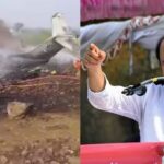 ببینید | سقوط هواپیمای شخصی یکی از مقامات هند