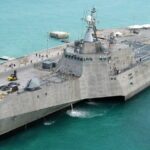 ببینید | ️ تصاویری از ناو رزمی شهید سلیمانی نیروی دریایی سپاه در آب‌های نیلگون خلیج فارس