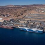 عکس | اولین تصویر از ناوشکن آمریکایی دلبرت دی بلک به بندر ایلات اسرائیل