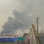 ببینید | الین تصاویر از آتش‌سوزی بزرگ در بازار جنت تهران