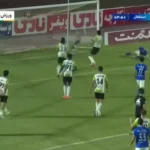 ویدیو | گل اول استقلال به خیبر خرم‌آباد توسط رامین رضائیان در دقیقه 55