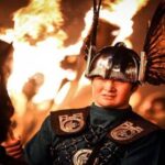 ببینید / برگزاری جشنواره آتشین وایکینگ‌ها