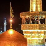 فریاد الله اکبر در حرم مطهر امام رضا(ع)