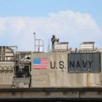 عکس | پوستر معنادار سپاه علیه ناو آمریکایی که ساعاتی پیش منتشر کرد