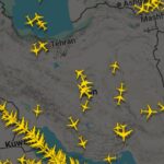 عکس | وضعیت پروازها در آسمان ایران؛ اوضاع چطور است؟