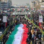ببینید | اولین تصاویر هوایی از حضور مردم تهران در راهپیمایی ۲۲ بهمن