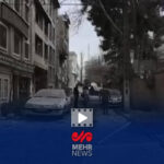 حمله آمریکا و اسراییل به محدوده مسکونی خیابان پاسداران تهران