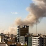 ببینید | ساختمان ستاد اورژانس استان تهران هدف حمله هوایی قرار گرفت