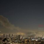 ببینید | دود ناشی از جنایات دقایقی قبل تروریست‌های آمریکایی-صهیونی در تهران
