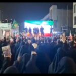 ببینید | تجمعات مردمی در میدان پونک تهران