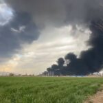 ببینید | وضعیت پالایشگاه نفت تهران پس از حمله آمریکایی- اسرائیلی