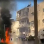 ببینید | گزارش شبکه الجزیره از ویرانی کامل حداقل ۳ ساختمان در شهر تل‌آویو بر اثر حمله موشکی ایران