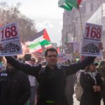 تصاویر | تظاهرات گسترده لندنی ها در اعتراض جنگ آمریکا و اسراییل علیه ایران