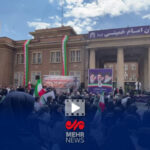 تجمع اعتراضی کادر درمان در محکومیت حملات دشمن به مراکز درمانی