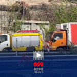 گزارش خبرنگار مهر از محل اصابت پست برق در غرب تهران