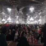 چهلمین روز شهادت دانش‌آموزان میناب در حرم مطهر امام رضا(ع)