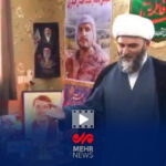 دیدار حجت‌الاسلام قمی با خانواده شهید احسان جنگروی