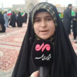 رجزخوانی دختر نوجوان مشهدی در وصف موشک سجیل