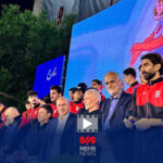 تصاویری از حضور تیم ملی فوتبال ایران در اجتماع میدان انقلاب