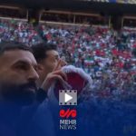 رفتار جالب صلاح و طارمی هنگام ورود به زمین بازی