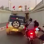 ببینید | تعقیب‌وگریز پرهیجان در مراکش؛ سارق خودروی پلیس را دزدید!