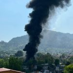 ببینید | ۲ کشته براثر سقوط هواپیمای نیروی هوایی پاکستان