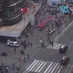ببینید | نروژی‌ها میدان تایمز نیویورک را فوتبالی کردند