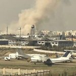 ببینید | آتش‌سوزی در فرودگاه بین‌المللی کرکوک