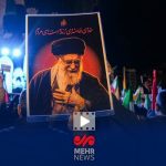 سیل جمعیت در بین الحرمین، ساعاتی پیش از آغاز مراسم تشییع رهبر شهید