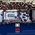 پیکر رهبر شهید انقلاب به حرم مطهر علوی رسید