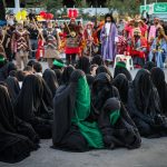 ورود نمادین کاروان اسرا به شهر شام در مشهد