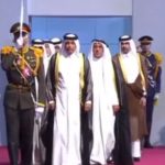 ببینید |  ادای احترام حسن بن عبدالله الغانم، رئیس مجلس قطر و هیئت همراه به پیکر رهبر شهید انقلاب اسلامی
