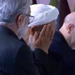 ببینید | اشک‌های قالیباف هنگام وداع با رهبر شهید انقلاب