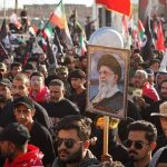 ببینید | سیل جمعیت در تشییع پیکر رهبر شهید انقلاب در نجف اشرف