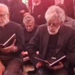 ببینید | حضور غلامعلی حداد عادل و علی باقری و برخی از چهره‌های سیاسی کشور در حرم حضرت سیدالشهدا علیه‌السلام قبل از مراسم تشییع رهبر شهید
