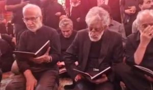 صفحه اصلی ببینید | حضور غلامعلی حداد عادل و علی باقری و برخی از چهرههای سیاسی کشور در حرم حضرت سیدالشهدا علیهالسلام قبل از مراسم تشییع رهبر شهید