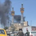 ببینید | آتش‌سوزی در کارگاه ساختمانی حرم رضوی؛ حریق در کمتر از ۱۰ دقیقه مهار شد