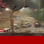 سیل شدید در شهر شی‌آن واقع در شمال چین