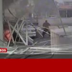 لحظه انفجار جایگاه CNG شهرستان صحنه در دوربین مداربسته