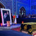 عروس و دامادهایی که در رواق دارالذکر با رهبر شهید عهد بستند